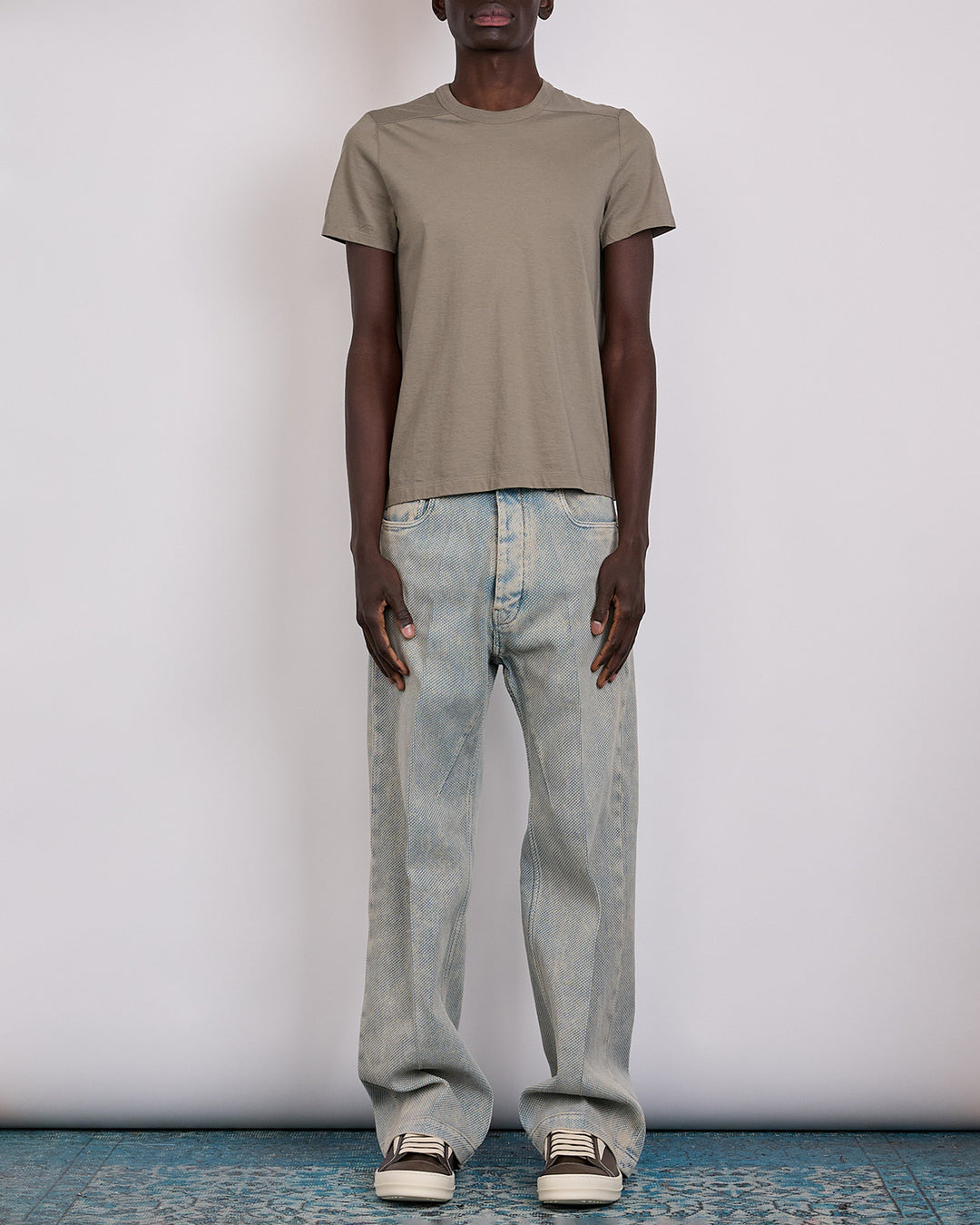 Rick Owens Runway Geth Jean Indigo Canvas Indigo