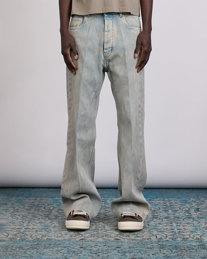 Rick Owens Runway Geth Jean Indigo Canvas Indigo