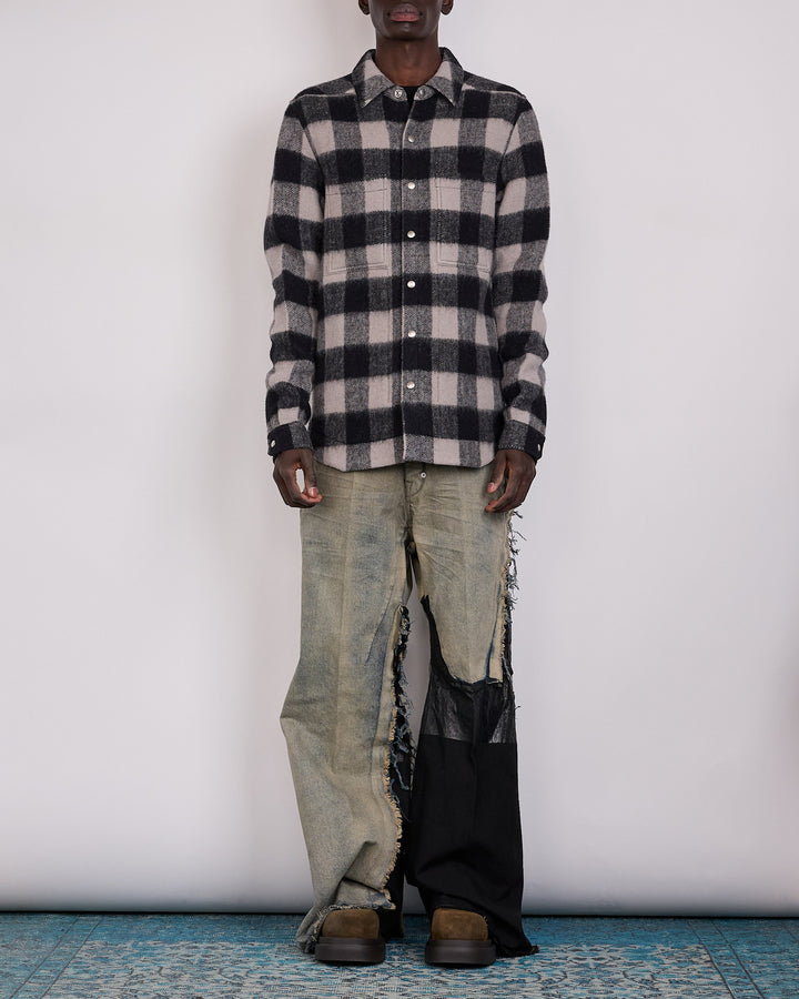 Rick Owens Runway Joris Trouser 13oz Denim Dirty Hustler Black