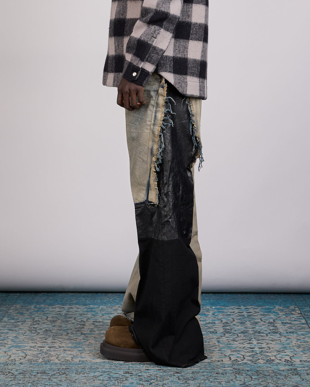 Rick Owens Runway Joris Trouser 13oz Denim Dirty Hustler Black