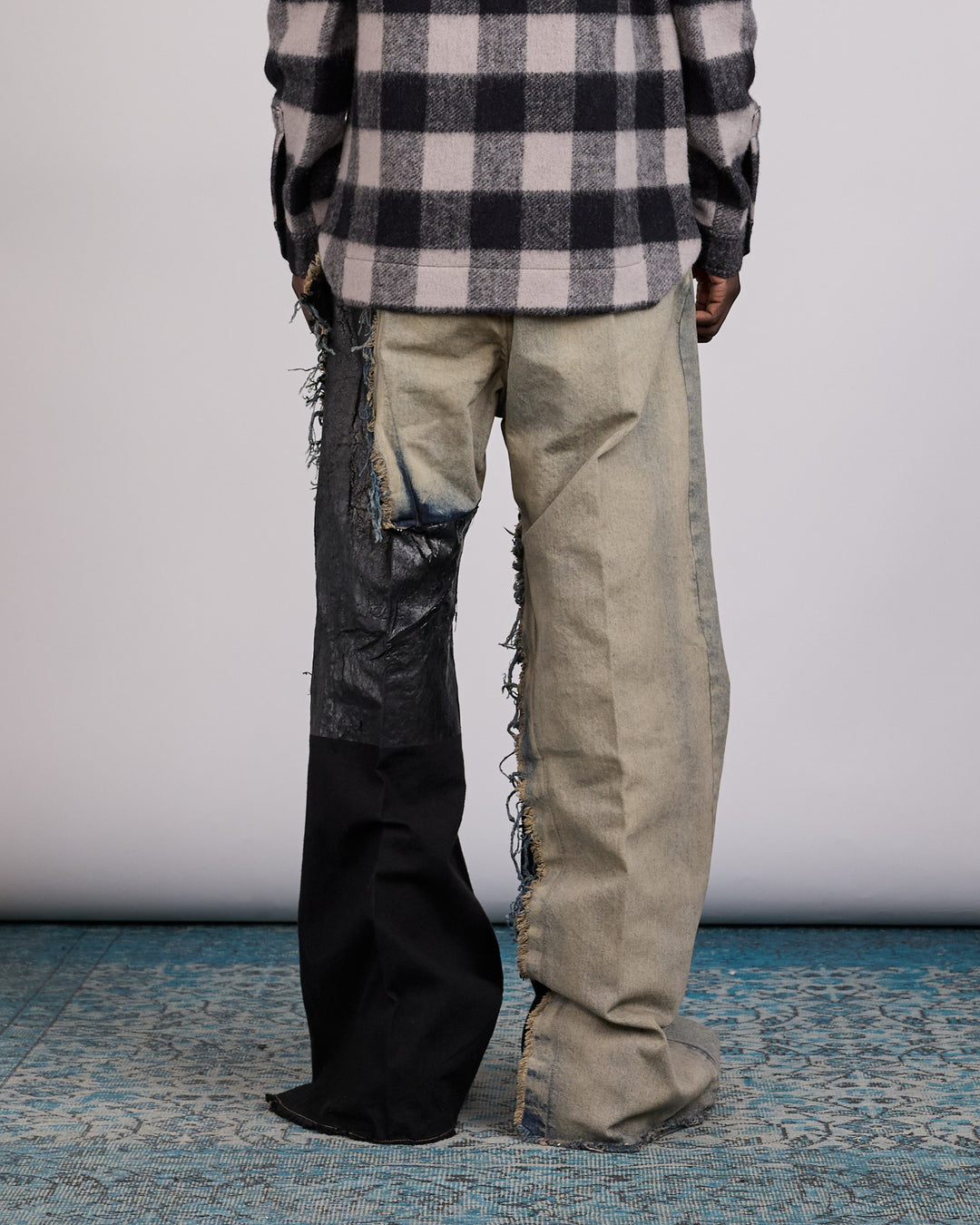 Rick Owens Runway Joris Trouser 13oz Denim Dirty Hustler Black