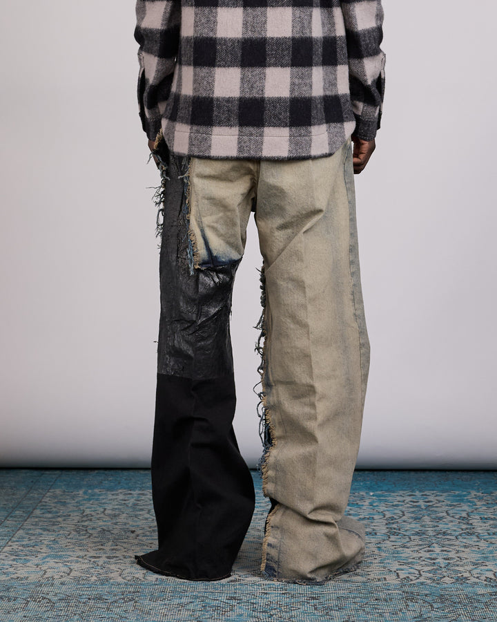 Rick Owens Runway Joris Trouser 13oz Denim Dirty Hustler Black