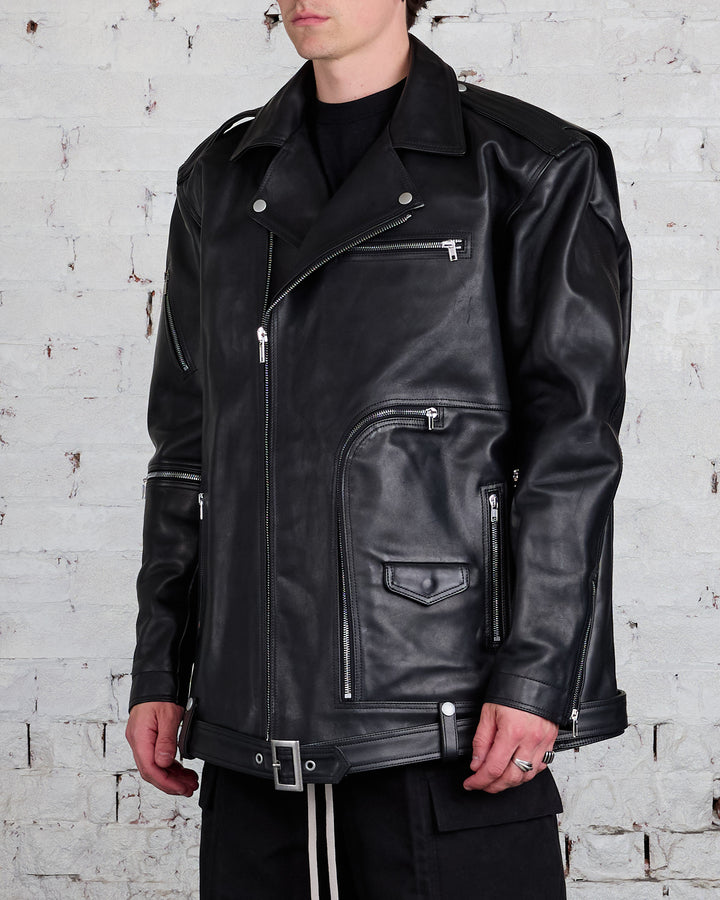 Rick Owens Runway Jumbo Bauhaus MIJ Stooges Jacket Black