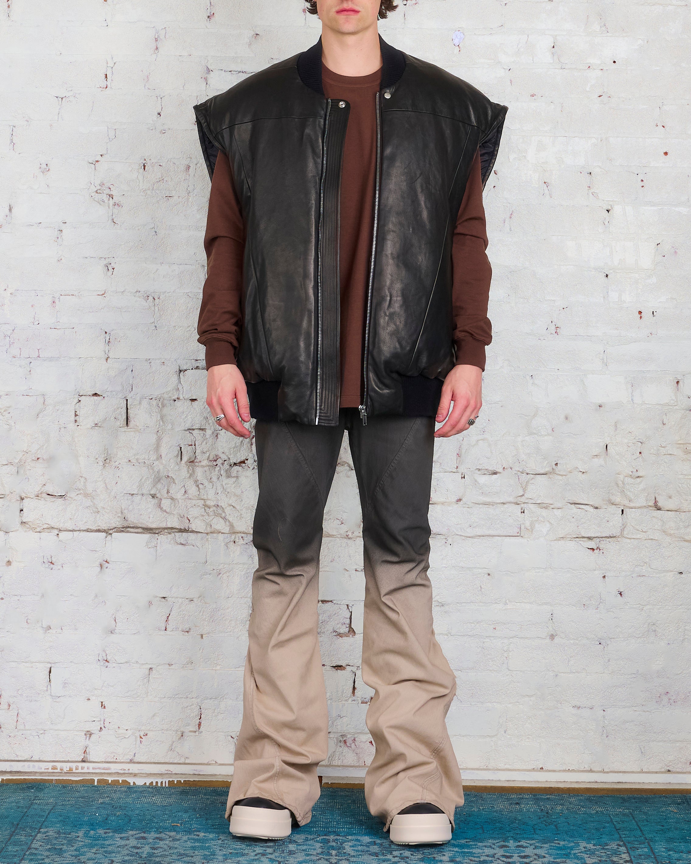 Rick Owens Runway Jumbo Flight Vest Nappa Lamb Black – LESS 17