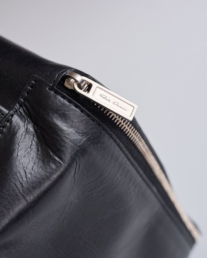 Rick Owens Runway Large Beauty Glasgow Leather Bag Black