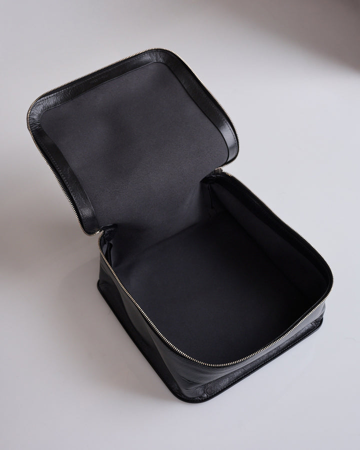 Rick Owens Runway Large Beauty Glasgow Leather Bag Black