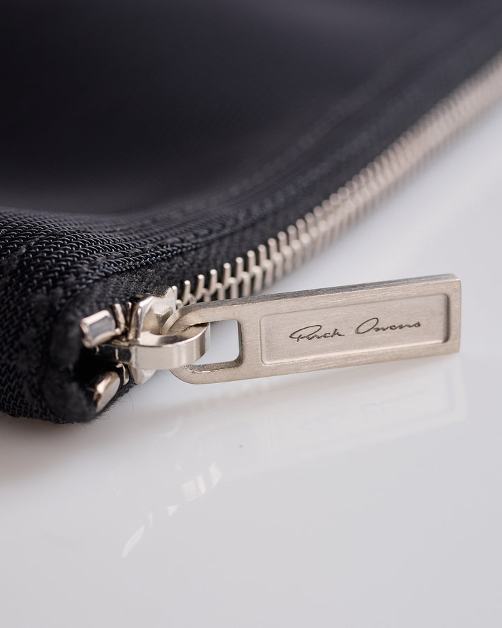 Rick Owens Runway Liquid Nylon Mesh Bag Black