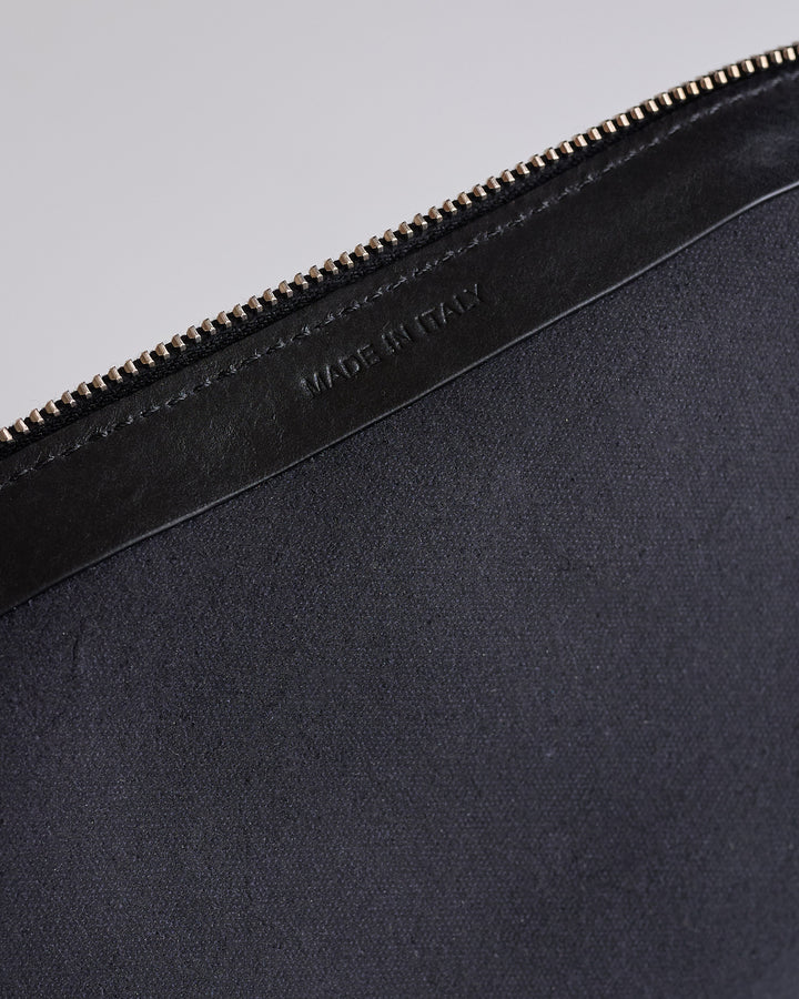 Rick Owens Runway Medium Beauty Glasgow Leather Bag Black