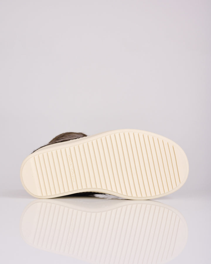 Rick Owens Runway Megageobasket Unshaved Melange Indigo