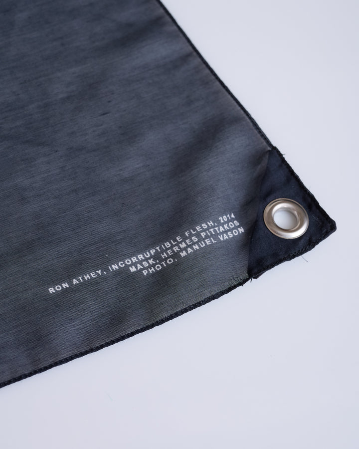 Rick Owens Runway Ron Bandana 53x53 Black/Milk