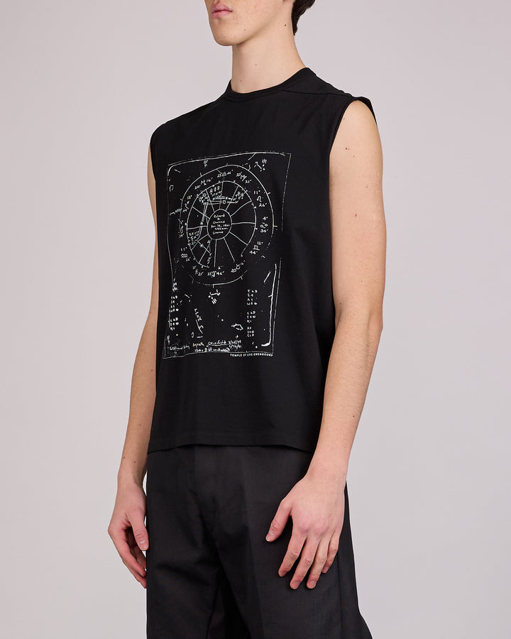 Rick Owens Runway SL Brad T-Shirt Astro Graphic Black Milk