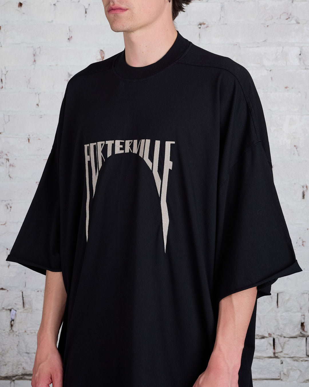 Rick Owens Runway Tommy T-Shirt RN Black/Pearl