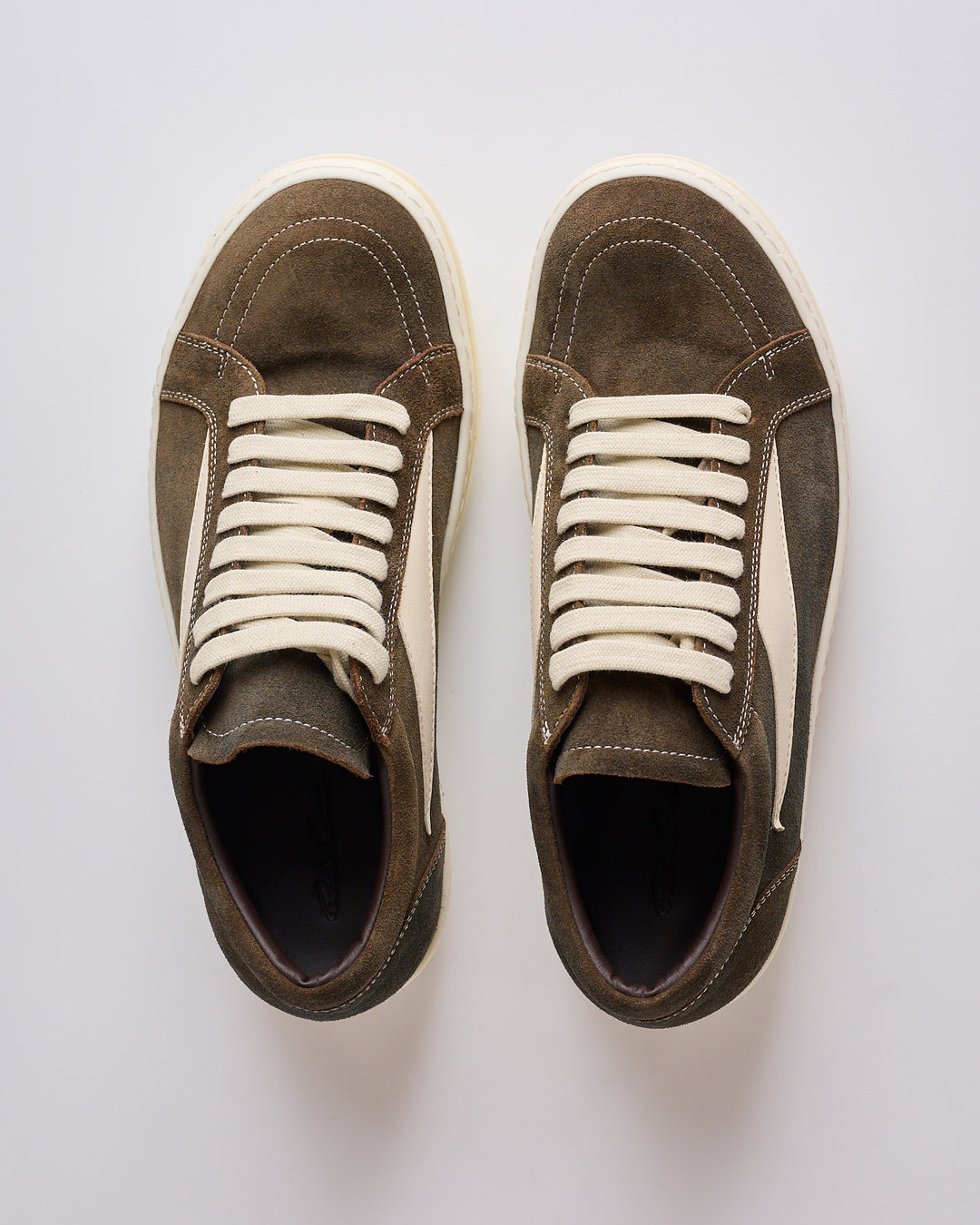 Rick Owens Runway Vintage Sneaker Suede Indigo Milk