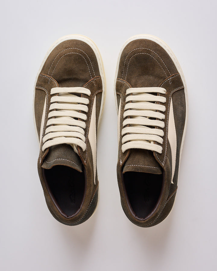 Rick Owens Runway Vintage Sneaker Suede Indigo Milk