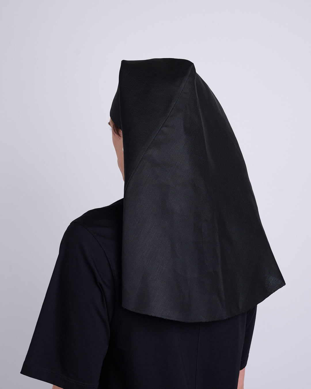 Rick Owens Runway Wig Nun Linen Twill Black