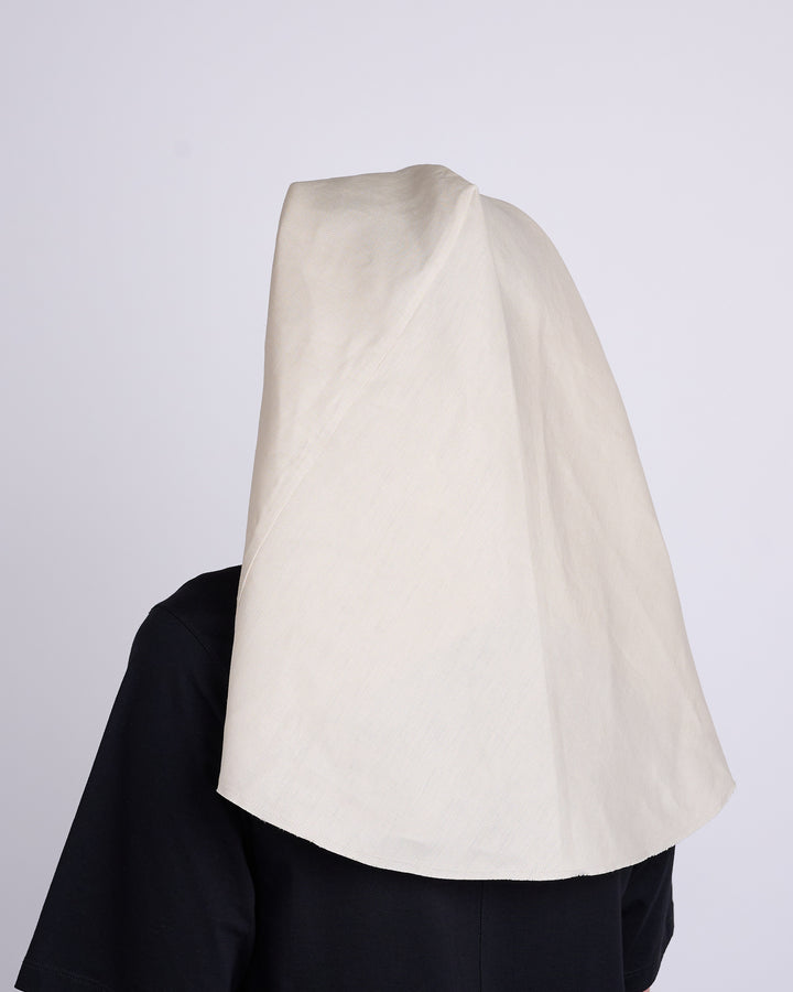 Rick Owens Runway Wig Nun Linen Twill Natural