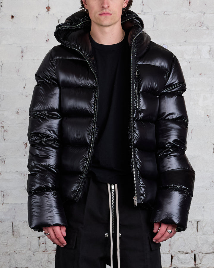 Rick Owens Sealed Duvet Jacket Laque Nylon Black