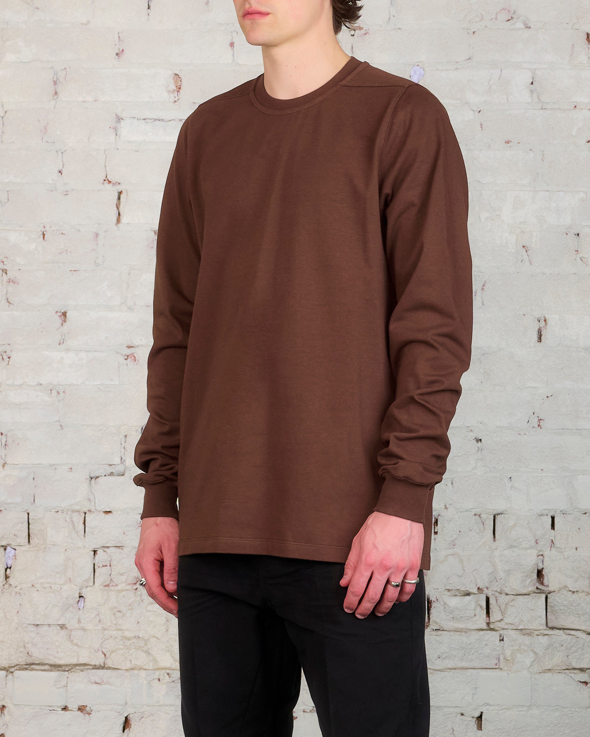 Rick Owens Short Crewneck BA Brown