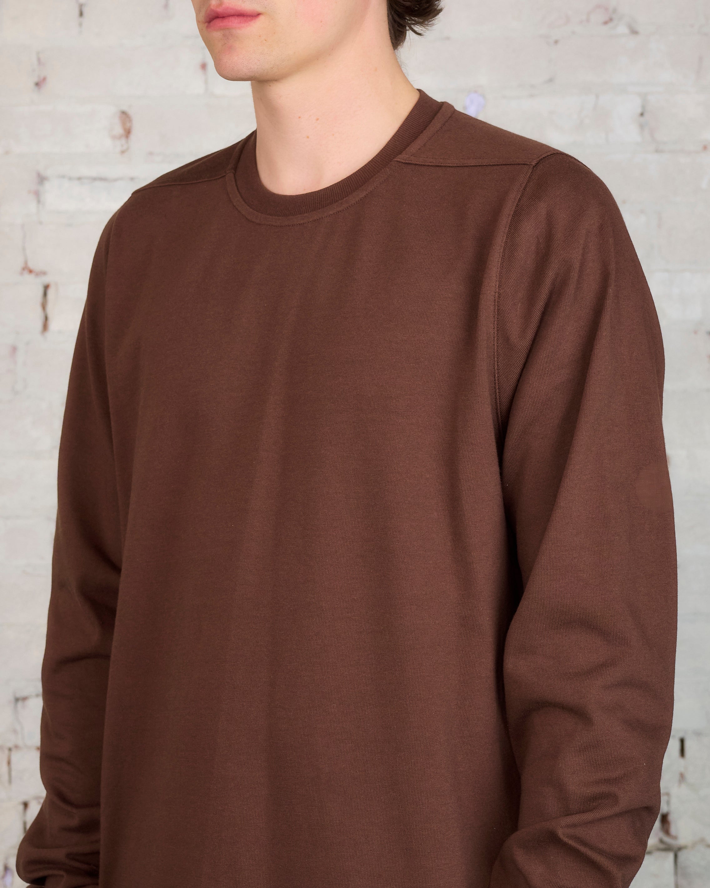 Rick Owens Short Crewneck BA Brown