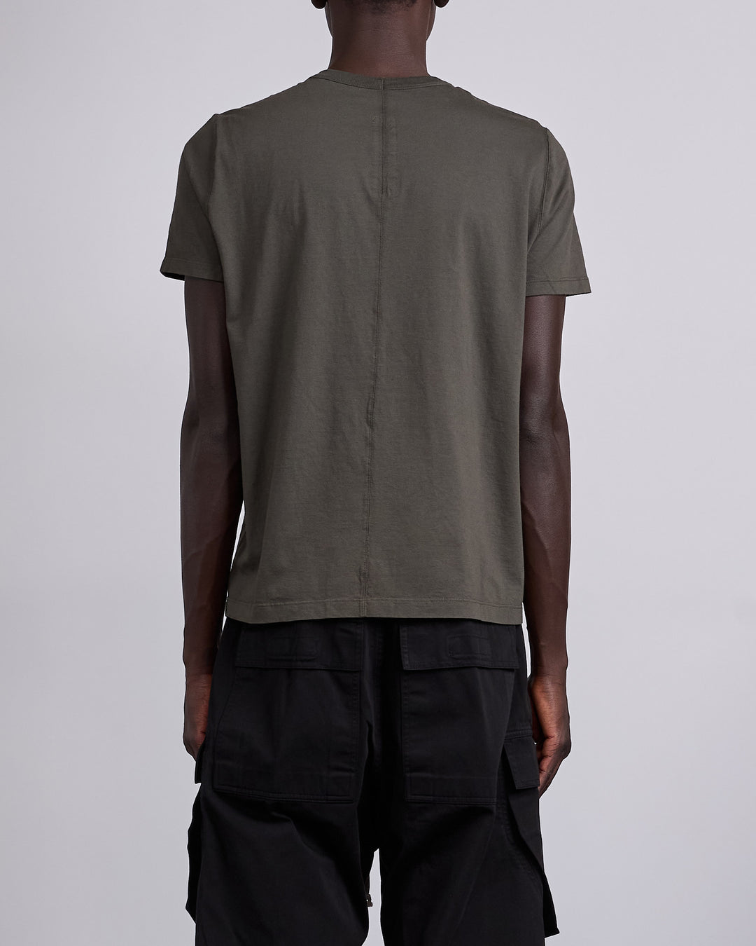 Rick Owens Short Level JA Jersey T-Shirt Bosco