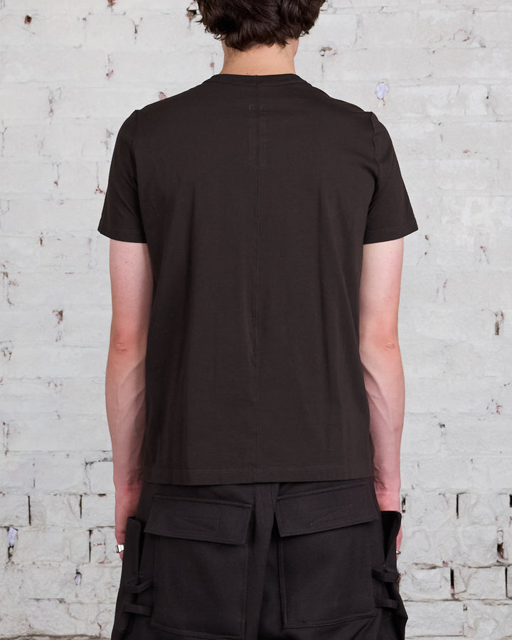 Rick Owens Short Level T-Shirt Cotton Jersey Dark Dust