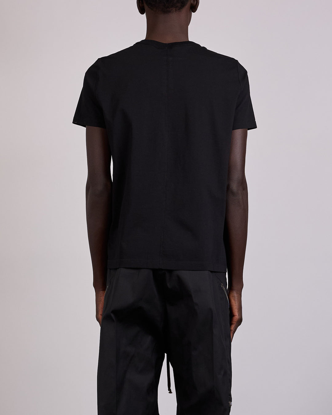Rick Owens Short Level T-Shirt JA Classic Jersey Black