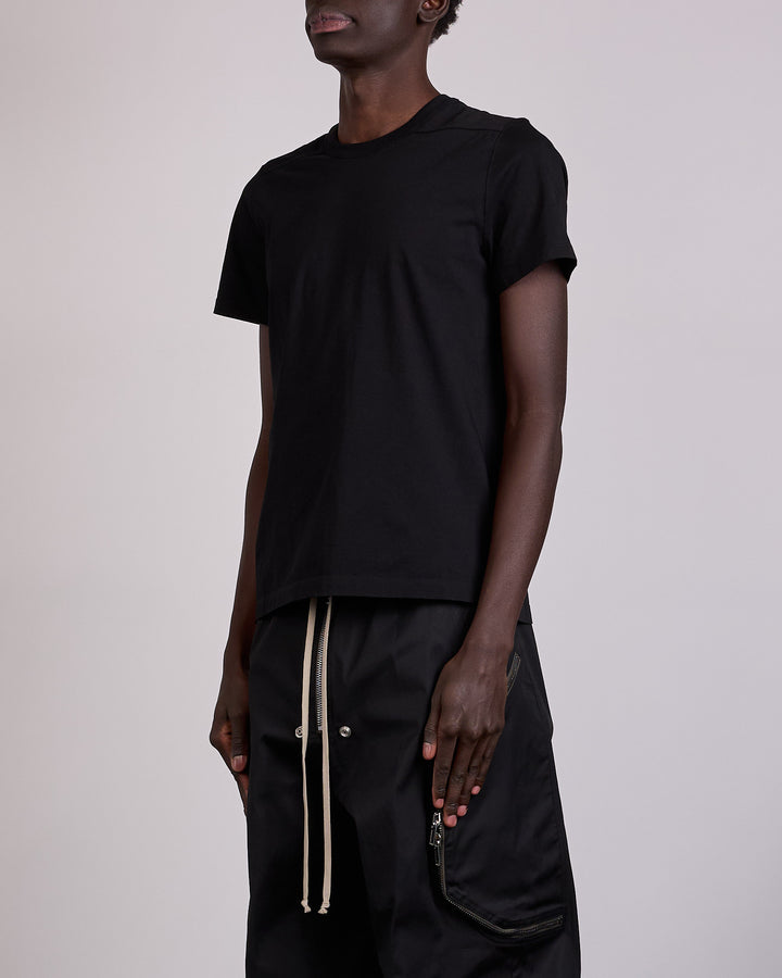 Rick Owens Short Level T-Shirt JA Classic Jersey Black