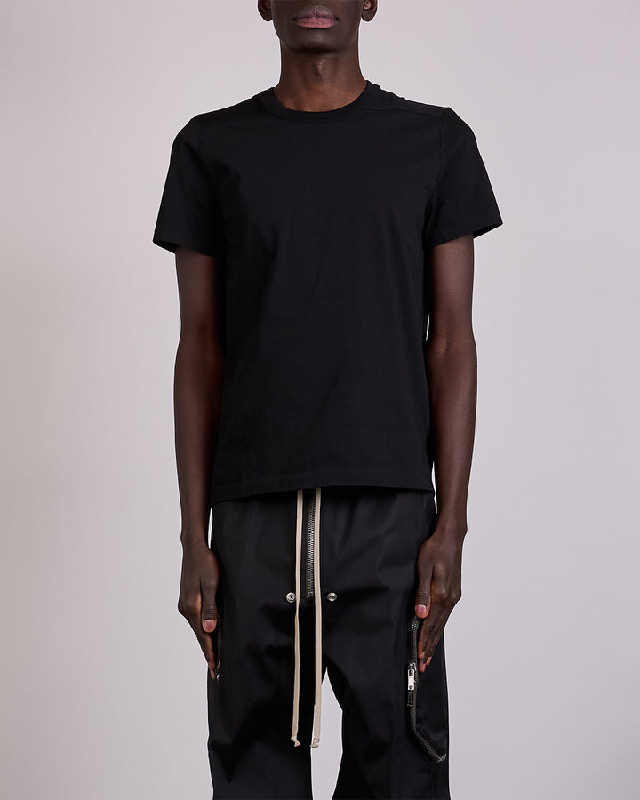 Rick Owens Short Level T-Shirt JA Classic Jersey Black