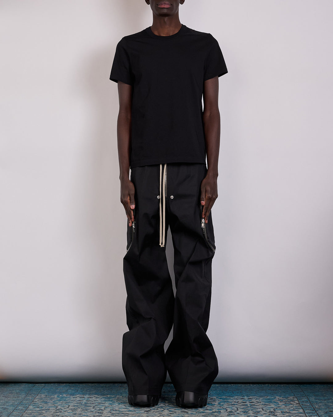 Rick Owens Short Level T-Shirt JA Classic Jersey Black