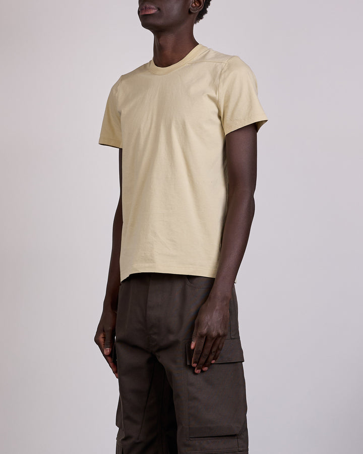 Rick Owens Short Level T-Shirt JA Classic Jersey Sand