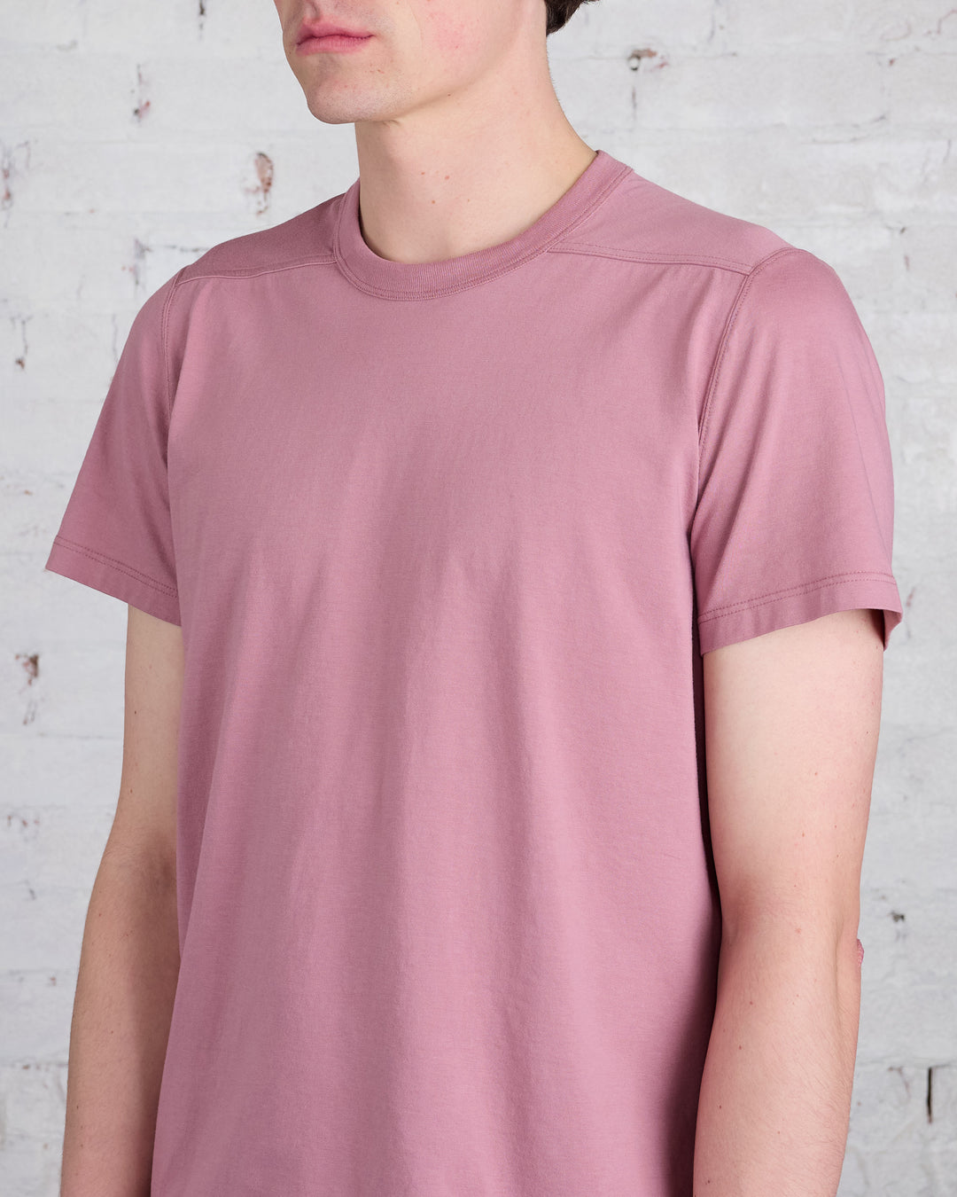 Rick Owens Short Level T-Shirt JA Dusty Pink