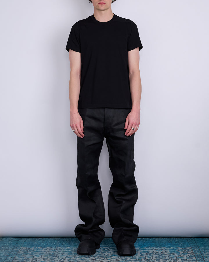 Rick Owens Short Level T-Shirt JA Jersey Black