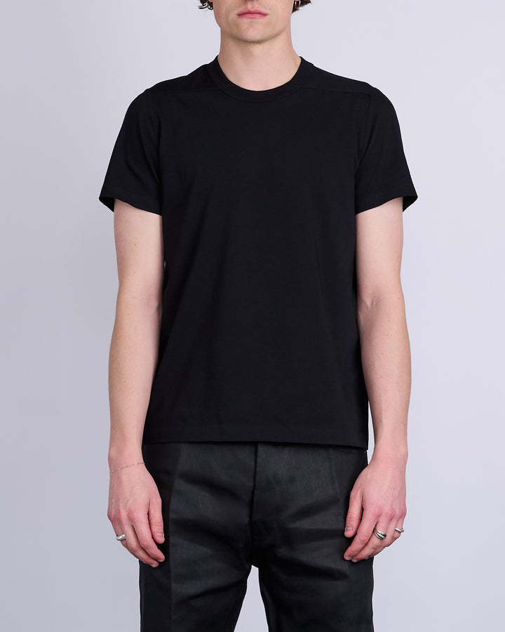 Rick Owens Short Level T-Shirt JA Jersey Black