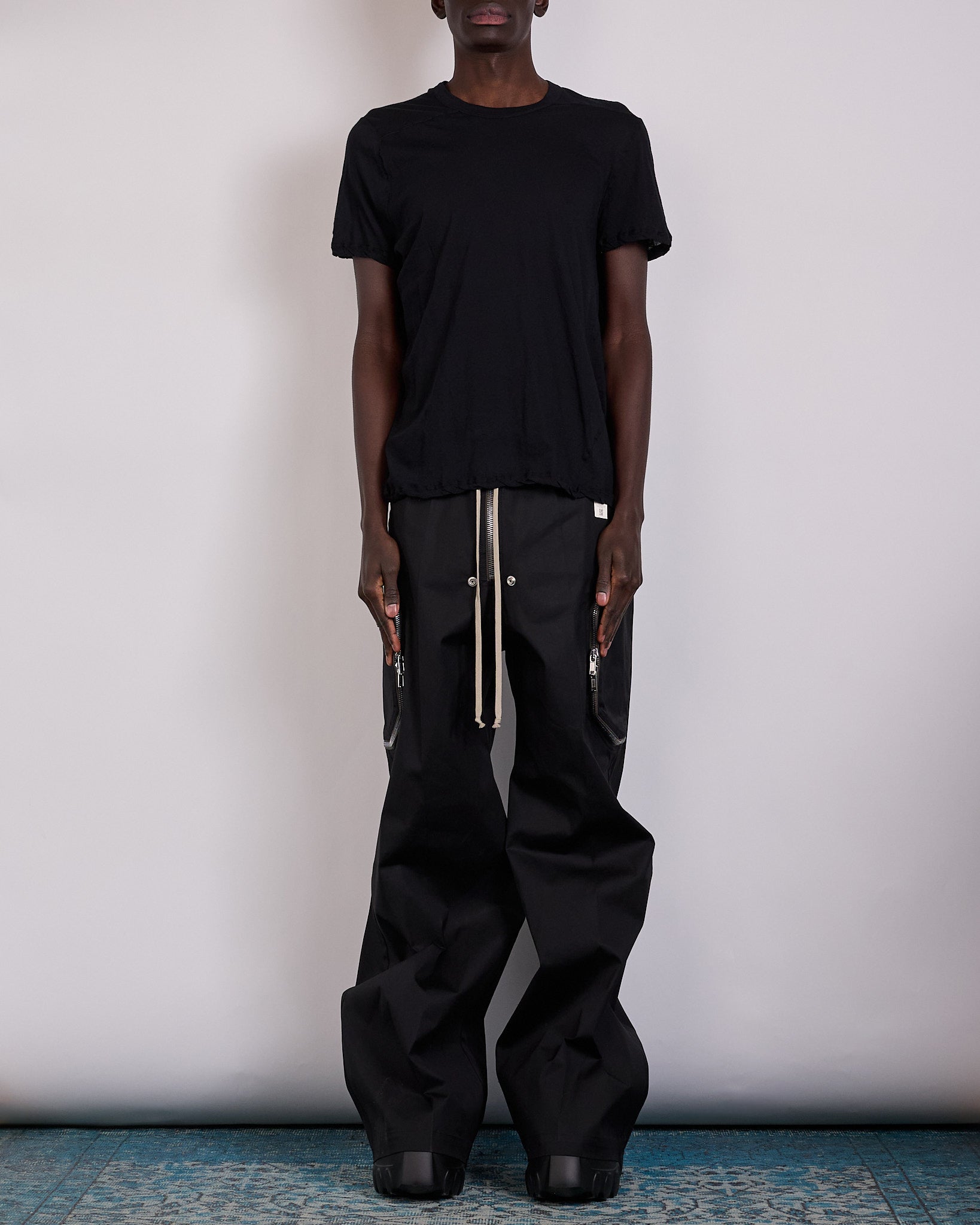 Rick Owens Short Level T-Shirt UC Unstable Cotton Black – LESS 17