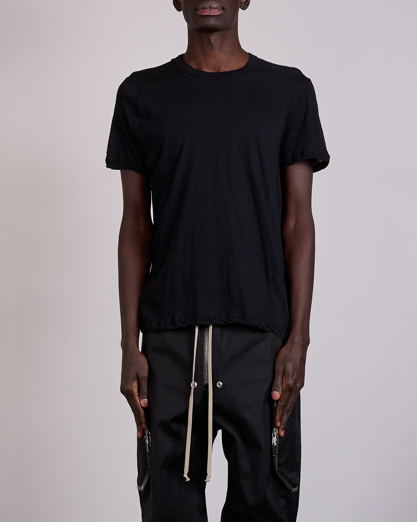 RickOwens★SHORT LEVEL T★XS★RU19S2265JAED RICK OWENS | SHORT LEVEL TEE