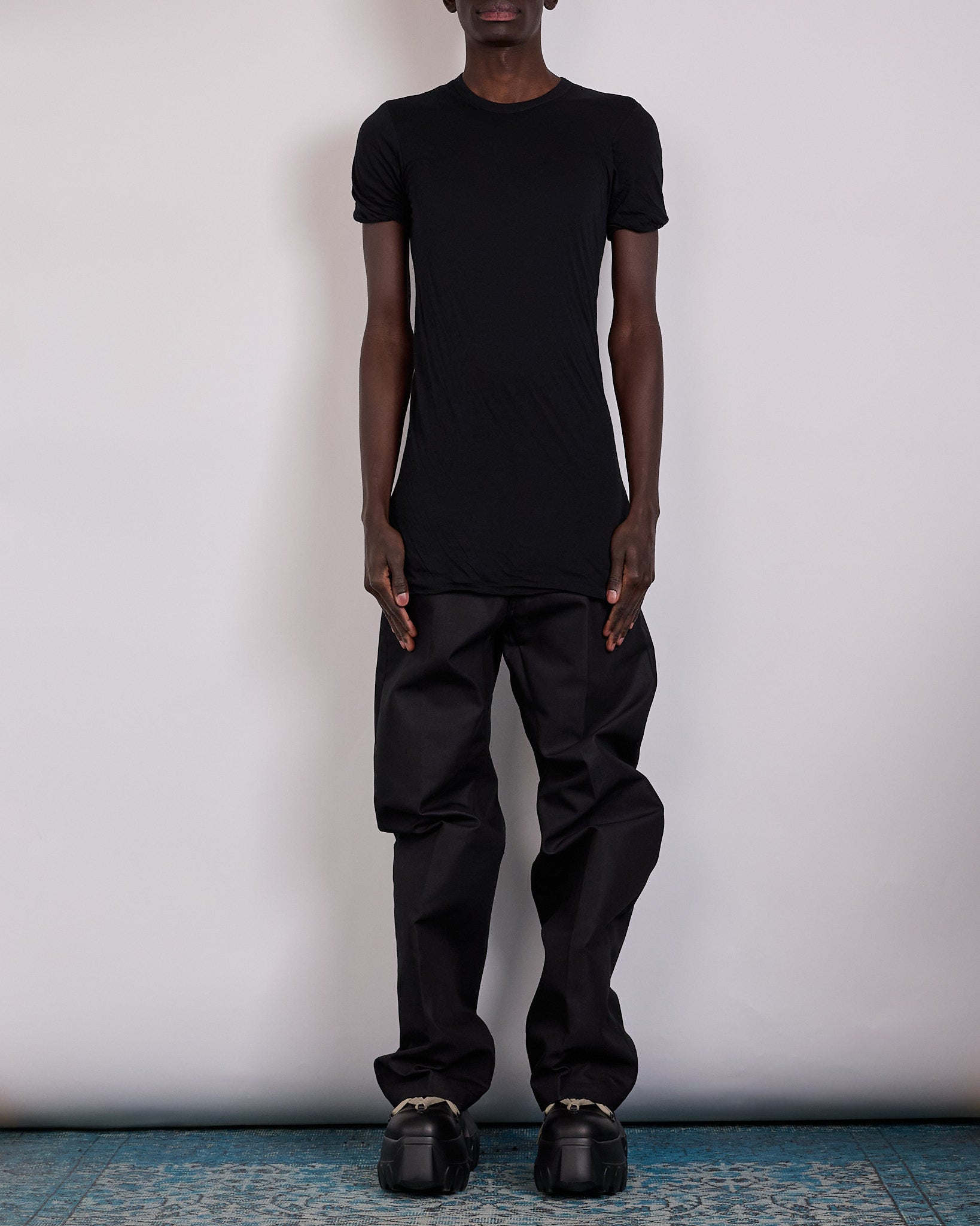 Rick Owens Double T-Shirt UC Unstable Cotton Black – LESS 17