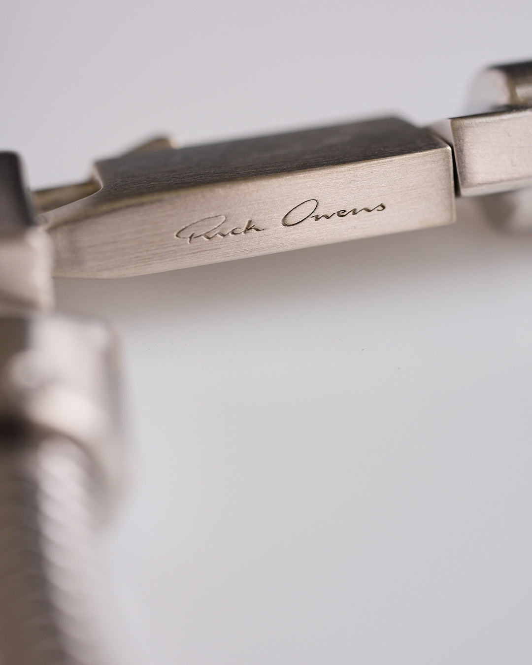 Rick Owens Snake Bracelet 225mm Palladio