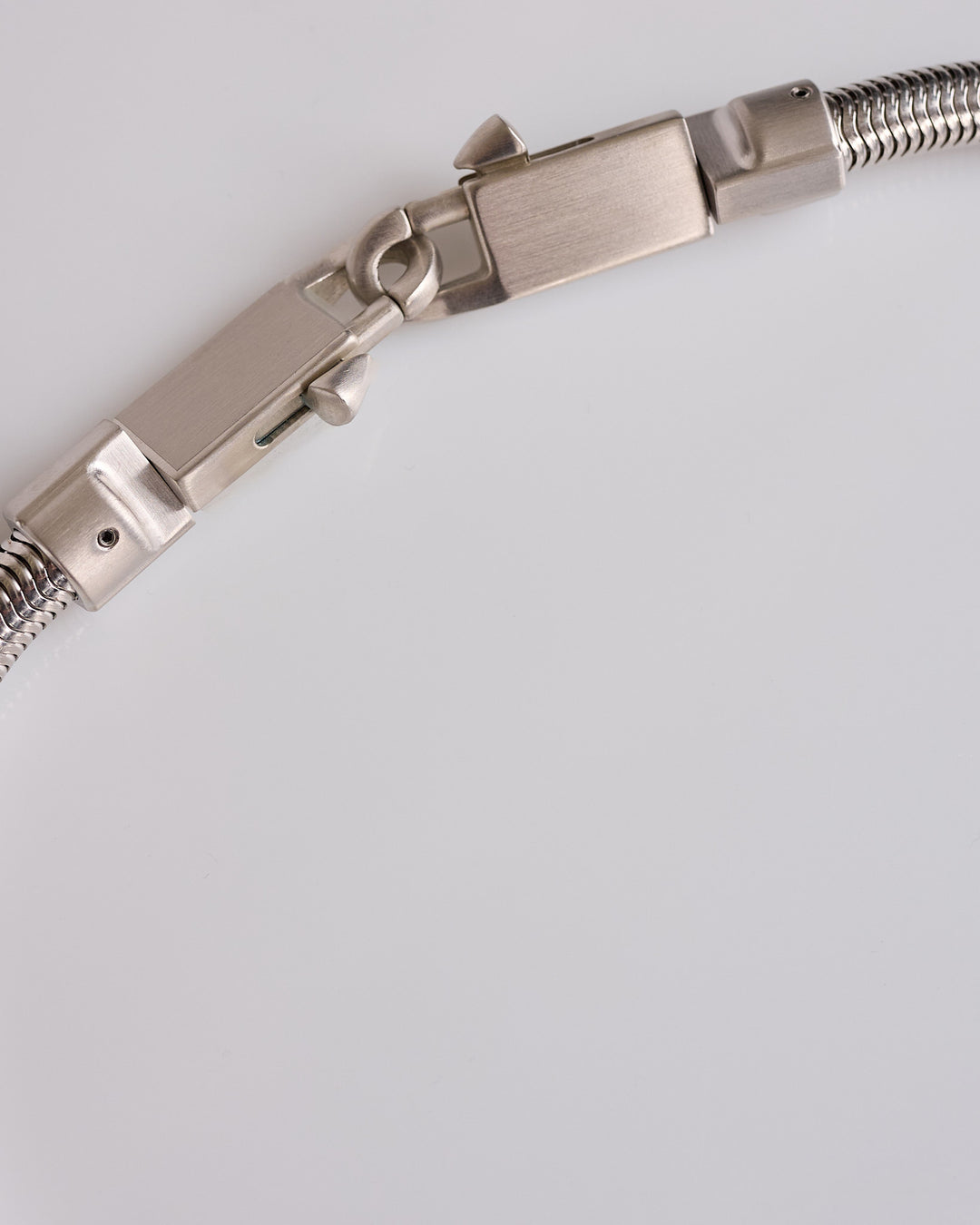 Rick Owens Snake Chain Necklace Palladio