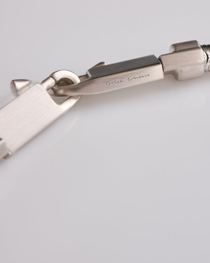 Rick Owens Snake Chain Necklace Palladio