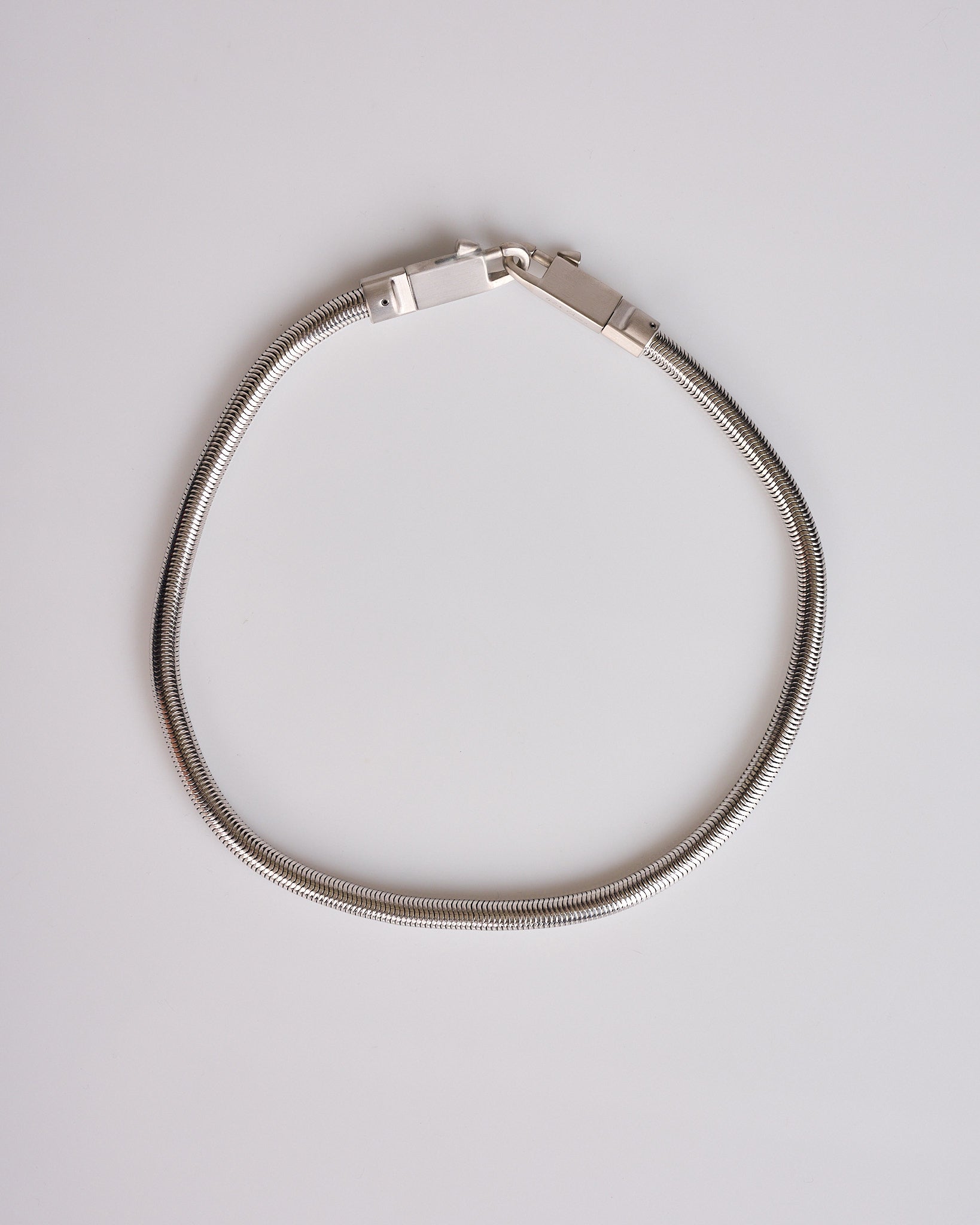 Rick Owens Snake Chain Necklace Palladio – LESS 17