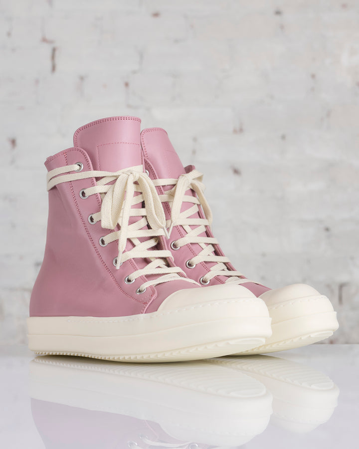 Rick Owens Sneaker Lido LCO Leather Dusty Pink Milk
