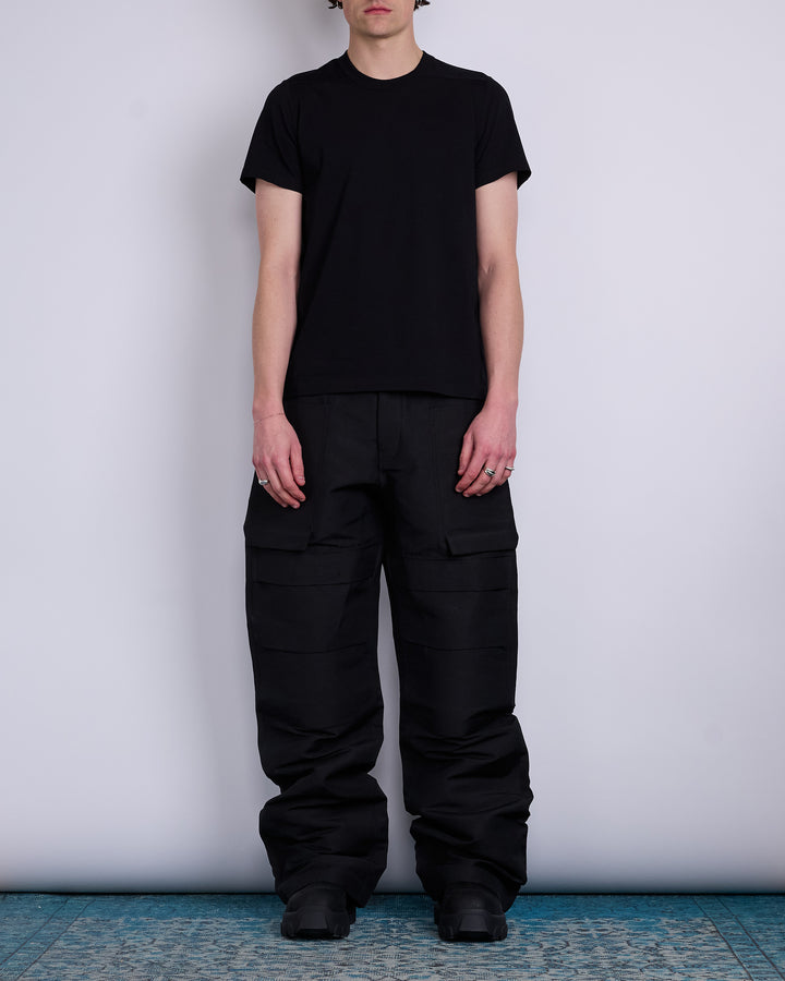 Rick Owens Stefan Cargo Pant Heavy Faille Black