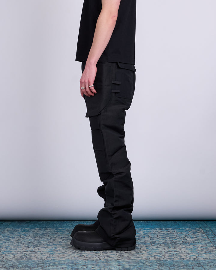 Rick Owens Stefan Cargo Pant Heavy Faille Black