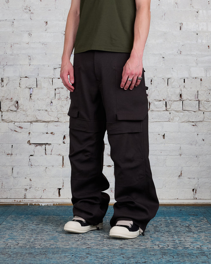 Rick Owens Stefan Cargo Pant Wool Drill Dark Dust