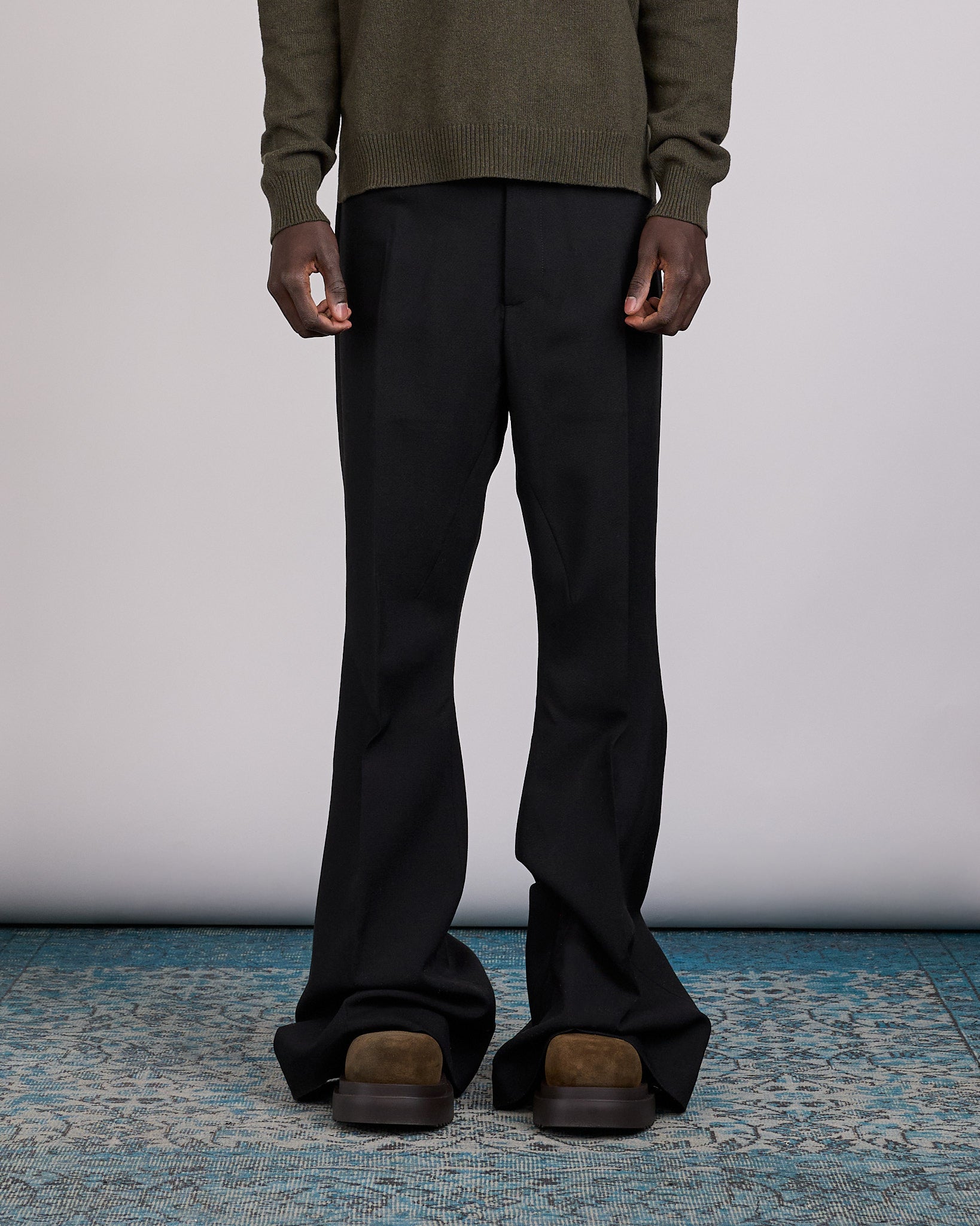 Rick Owens BOLAN パンツ Rick Owens Tailored Bolan Pant WGP Black – LESS 17