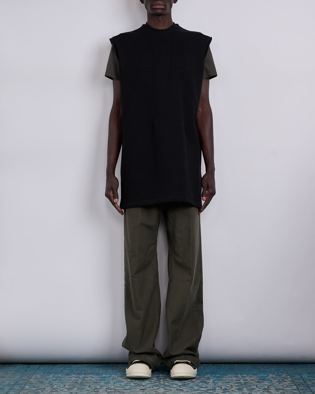 rick owens tarp Rick Owens Tarp T Compact Terry Black – LESS 17