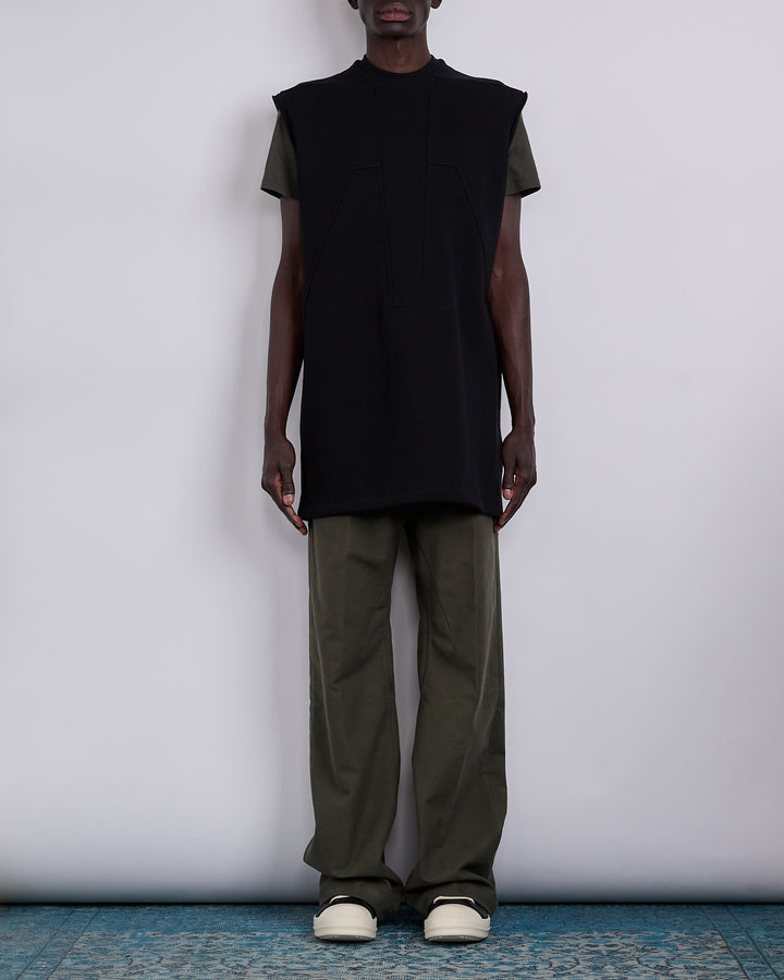 rick owens tarp tee Rick Owens Tarp T Compact Terry Black – LESS 17