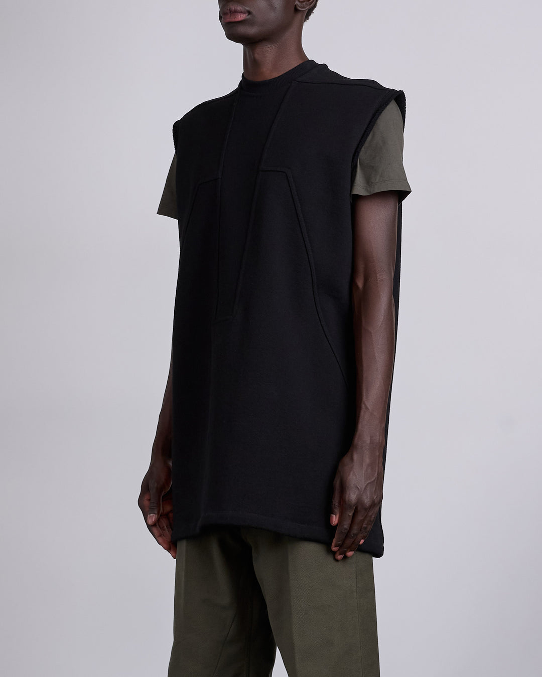 Rick Owens Tarp T Compact Terry Black