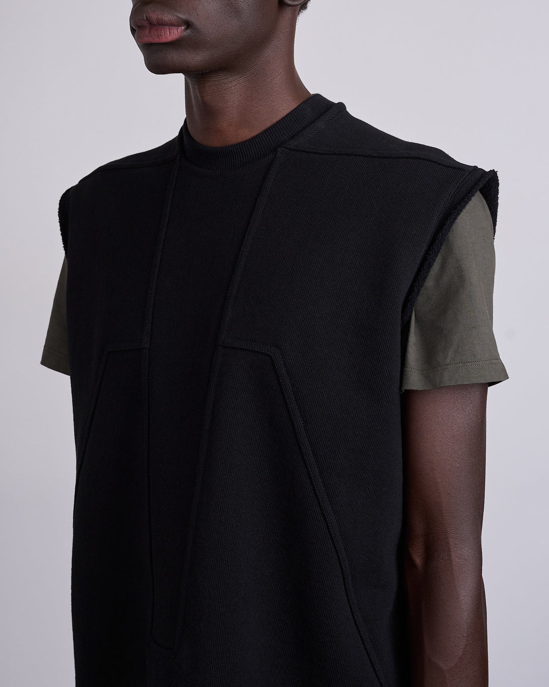 Rick Owens Tarp T Compact Terry Black