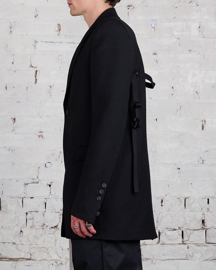 Rick Owens Tatlin Blazer Wool Drill Black